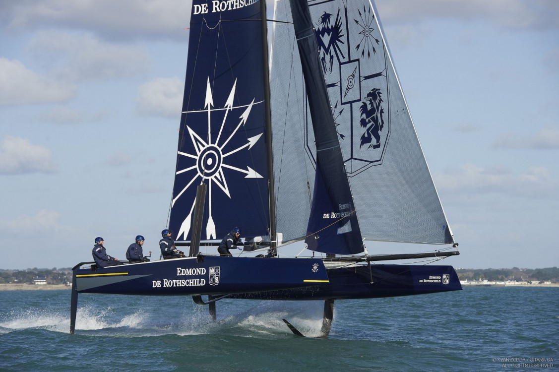 EDMOND DE ROTHSCHILD, CATAMARAN, GC32, GITANA, SEBASTIEN JOSSE, VOILE