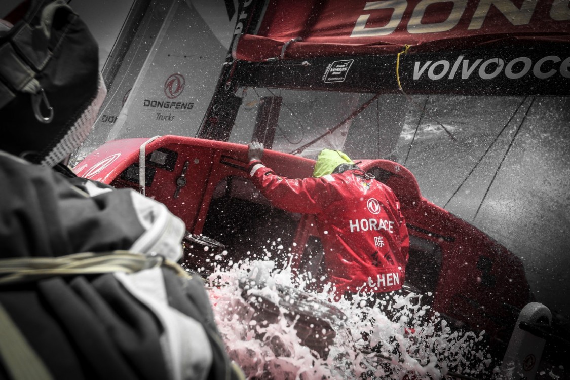 2014-15, Dongfeng Race Team, Leg7, OBR, VOR, Volvo Ocean Race, onboard, Jin Hao Chen, Horace, splash, quote