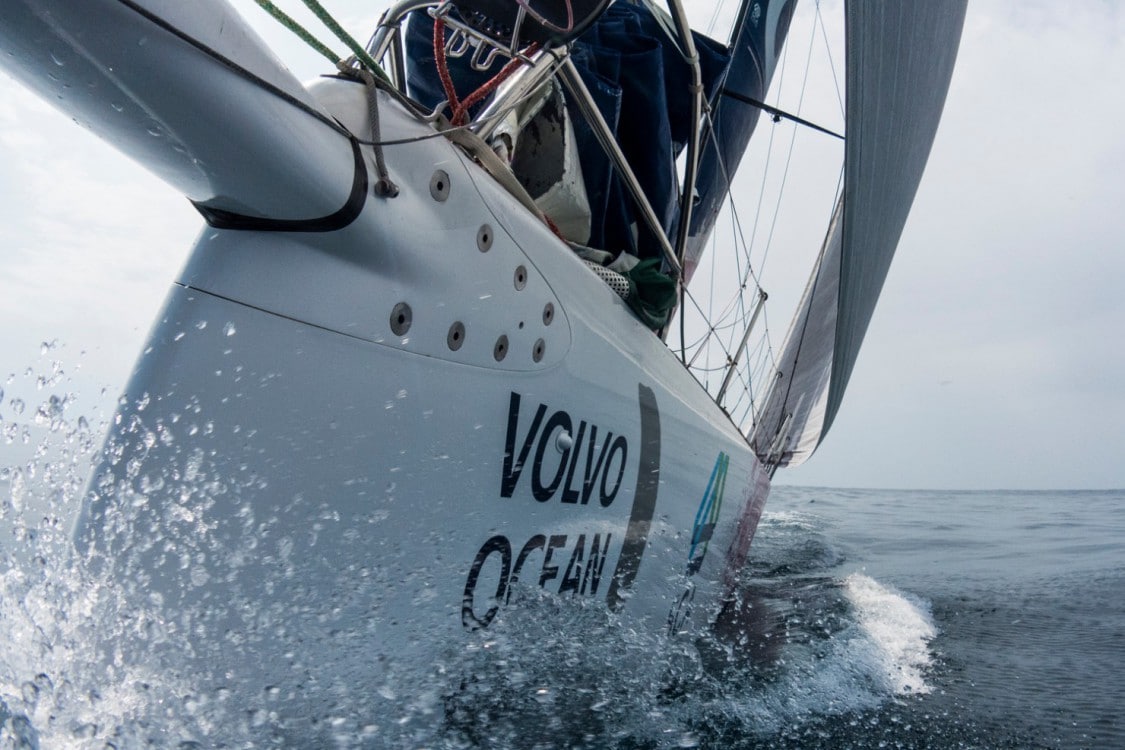 2014-15, Leg 8, OBR, Team SCA, VOR, Volvo Ocean Race, onboard, bow, splash