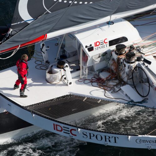 trimaran, octobre, aerial, helico, action, voile, record, entrainement, equipage, multihull, multicoque