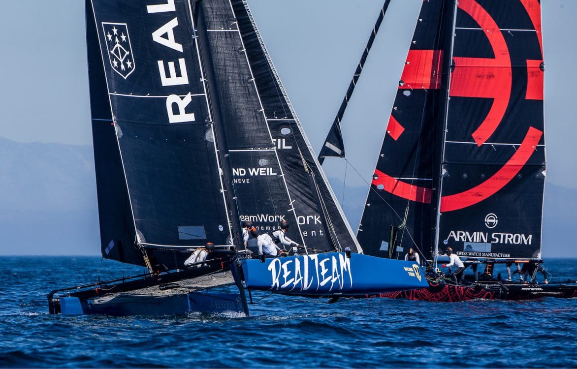 GC 32, GC 32 Racing Tour, GC 32 SOTOGRANDE, Jerome Clerc Denis Girardet Remi Aeschimann Thierry Wasem Loic Forestier, Multihull, REALTEAM, Sotogrande, catamarans, foil