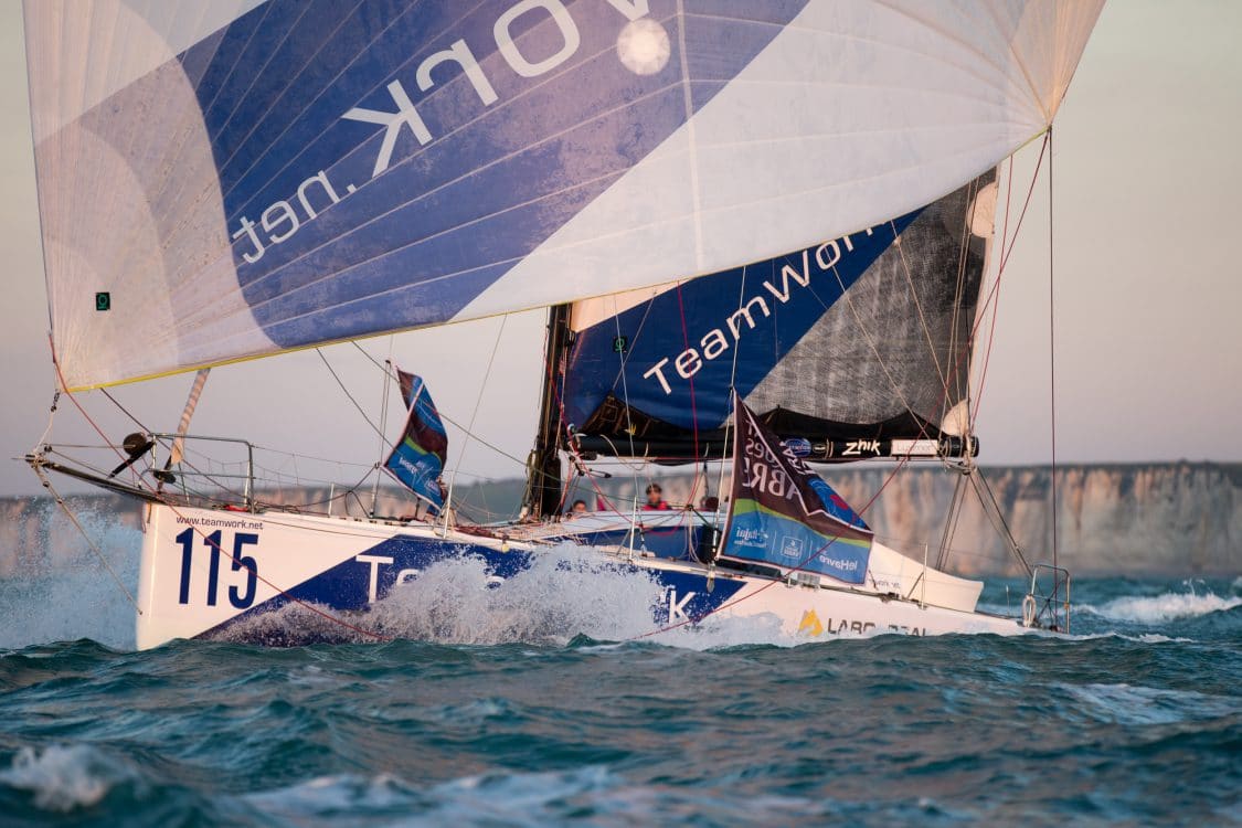 115, Class 40, bertrand delesne, nils pamieri, teamwork, Mach 40, Plan Manuard 2012, voile, course au large, transat jacques vabre, le havre, 2015