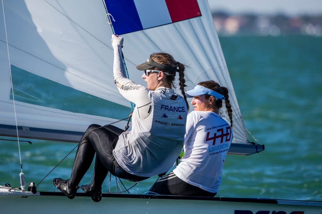 2017, 470 Women, Classes, FRA 22 Cassandre Blandin FRACB56 Aloise Retornaz FRARA10, Jesus Renedo, Olympic Sailing, Sailing Energy, World Sailing, World Sailing's 2017 World Cup Series Miami