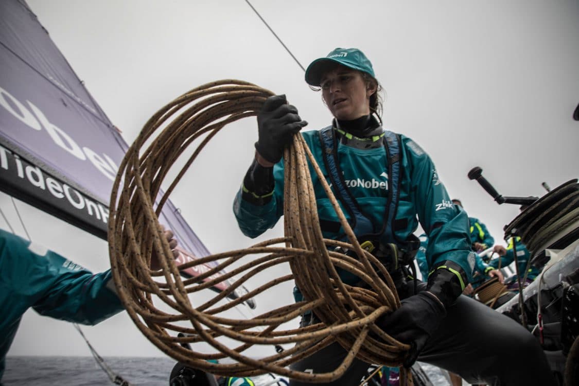 Leg 6,Commercial,portrait,Rope,To Auckland,2017-18,AkzoNobel,on board,on-board,Crew member,Gottifredi Maffioli,Spinlock,Vest,Race Suppliers,Kind of picture,weekly selection,Cécile Laguette