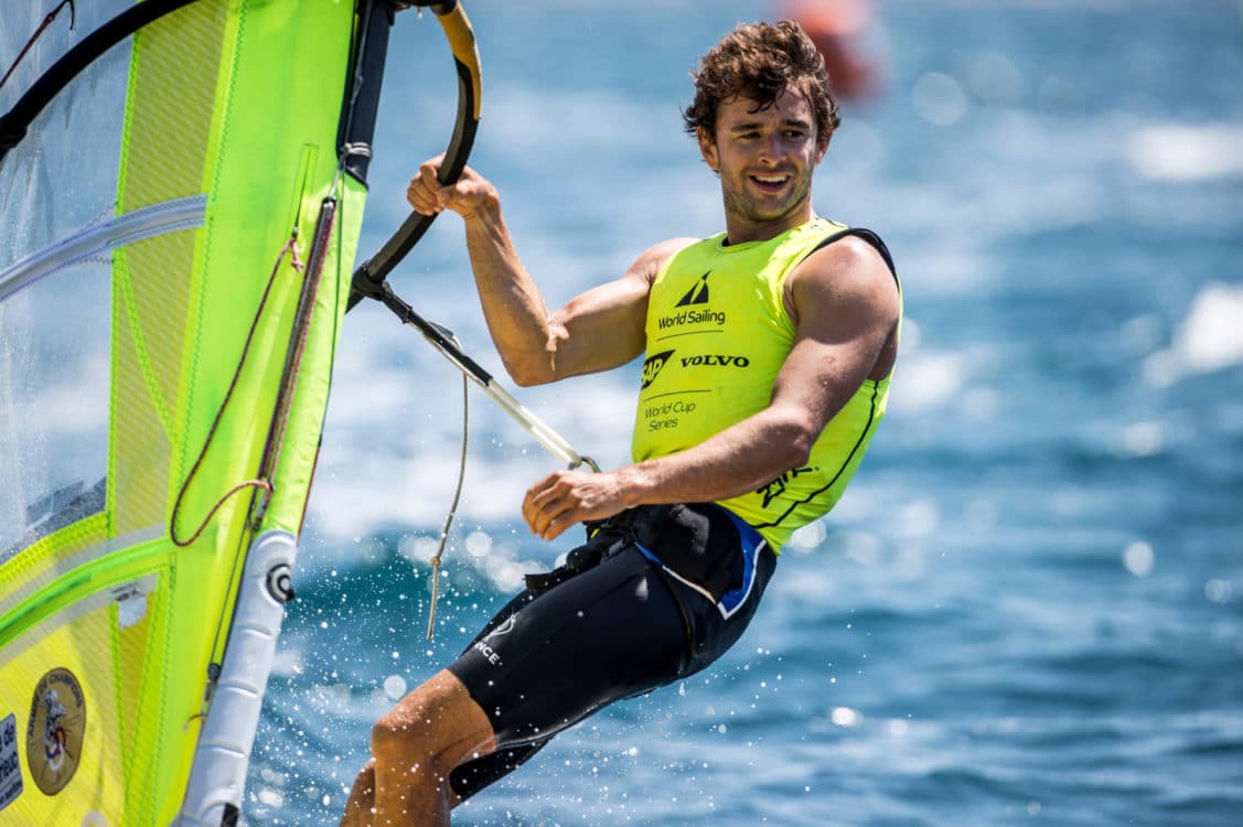 4 FRA 77 Pierre Le Coq (M) RS:X Men, FRANCE, Olympic Sailing, RSX MEN, Sailing Energy, World Cup Series Marseille, World Sailing