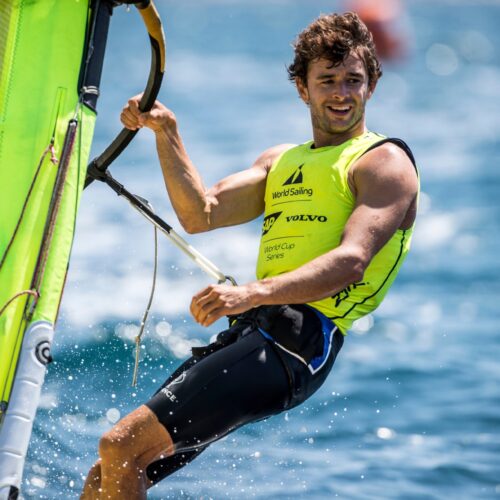 4 FRA 77 Pierre Le Coq (M) RS:X Men, FRANCE, Olympic Sailing, RSX MEN, Sailing Energy, World Cup Series Marseille, World Sailing