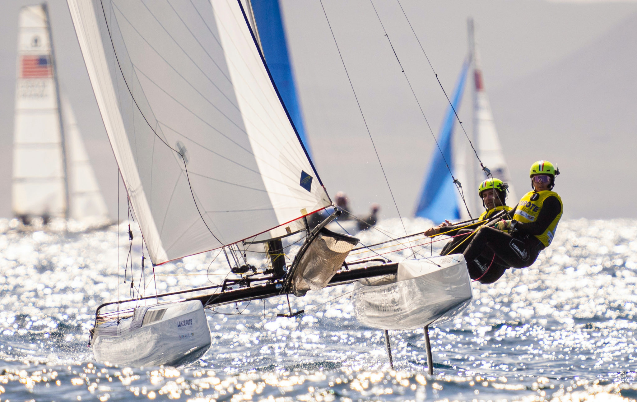 World Sailing Lanzarote International Regatta 2023 Deux médailles d